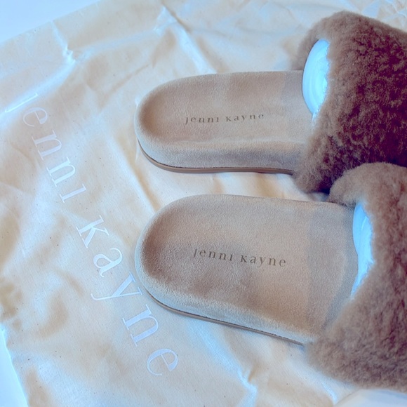 NEW!! Jenni Kayne shearling slide sandal - Picture 5 of 6